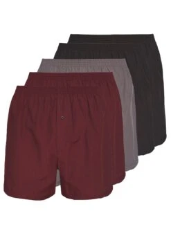Pier One 5 Pack - Boxer - Black/Grey/Red -Ropa Pier One 17f05fc9e0fb466794291a459151f1b7