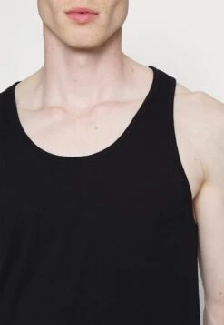 Pier One 3 Pack - Top - Black/Blue/Grey -Ropa Pier One 1d8e9c943df74a0cba55fc2f6ba024c4