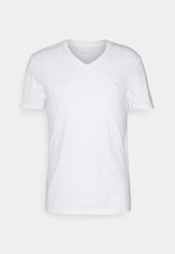 Pier One V Neck Bird Tonal 3 Pack - Camiseta Básica - Light Brown/White/Dark Blue -Ropa Pier One 28f86b9281a846468836f5c46e5a93ff