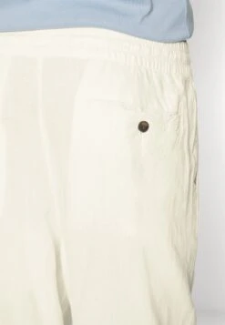 Pier One Drawcord Trousers Linen Blend - Pantalones - White -Ropa Pier One 29249133ad174a51bb991d8322ba3448