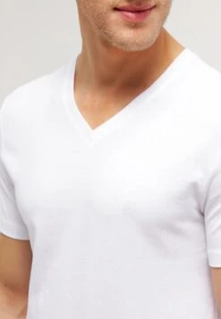 Pier One 2 Pack - Camiseta Básica - White/Black -Ropa Pier One 3d5015223ce5444ba04d1399d153510c