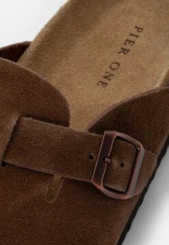 Pier One Leather Unisex - Pantuflas - Brown -Ropa Pier One 47364cdc1dcd4794860a5f6810594e6c