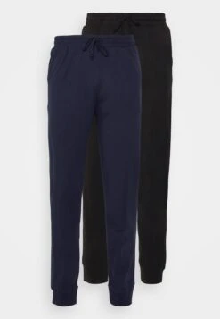Pier One 2 Pack - Pantalón De Pijama - Dark Blue/Black -Ropa Pier One 49522b66b23a4bc9ba5cc231f5971a0a