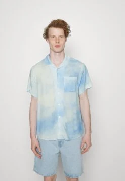 Pier One Camisa - White/Light Blue