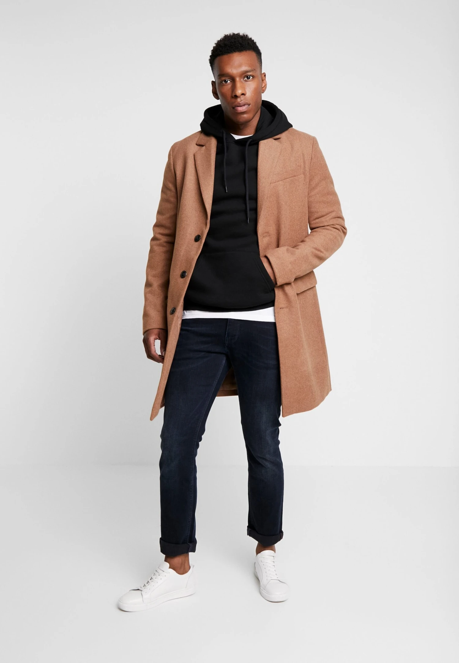 Pier One Jersey Con Capucha - Black 4 Pier One Jersey Con Capucha - Black - Imagen 2