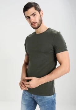 Pier One 2 Pack - Camiseta Básica - Black -Ropa Pier One 67d53c8828e0474aa833413567e03b74