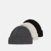 Pier One Unisex 3 Pack - Gorro - Black/Dark Grey/Off-White/ -Ropa Pier One 6ff45e637c064289bc89bdd981008db1