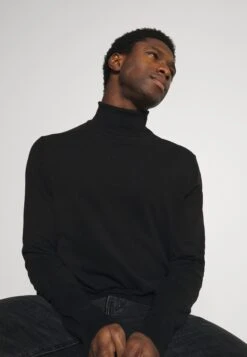 Pier One 2 Pack - Basic Turtleneck - Jersey De Punto - Black/Mottled Light Grey -Ropa Pier One 70bf9efa679346b9b89aa31bf5c100f0