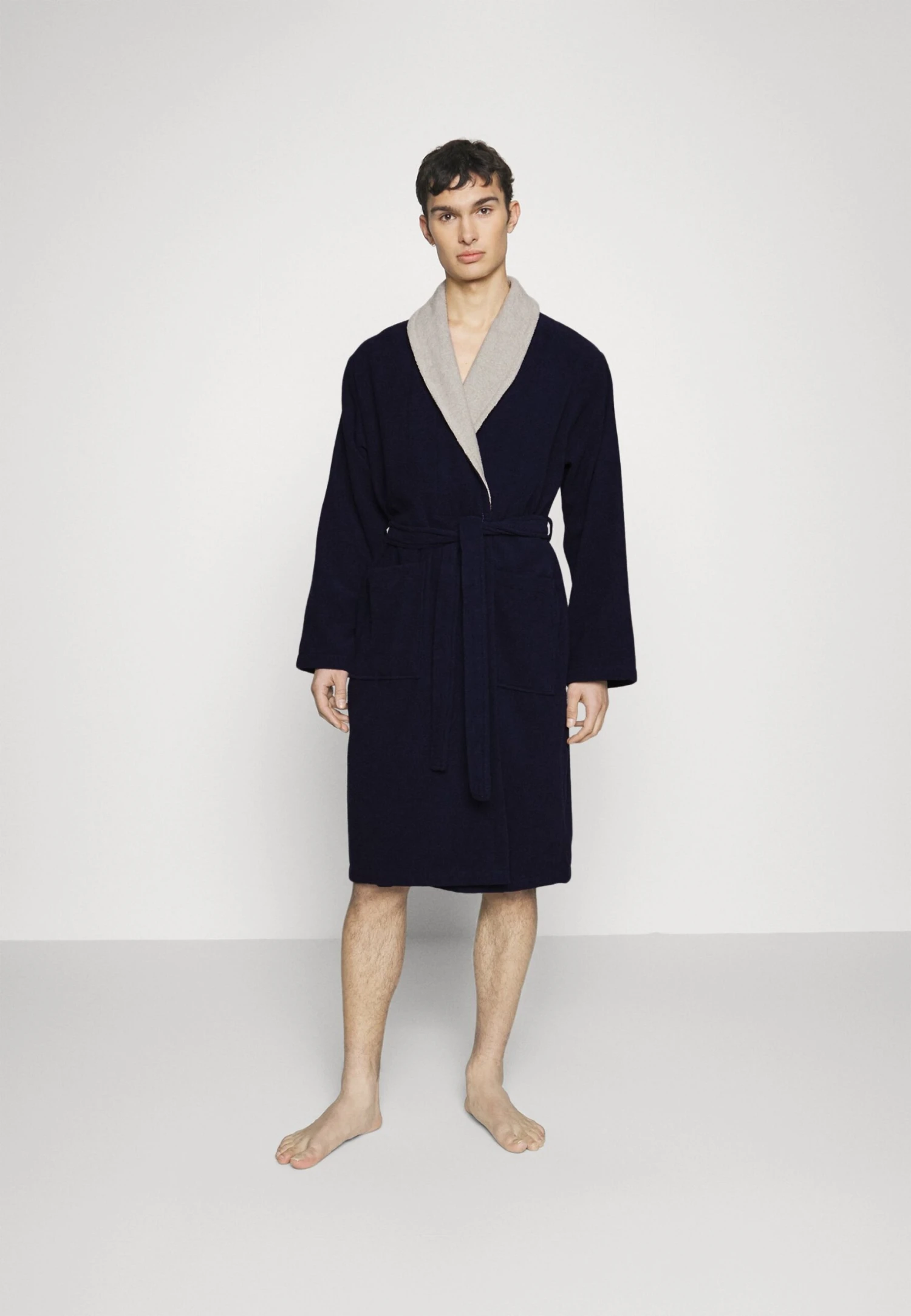 Pier One Shawl Towel Bathrobe - Albornoz -Dark Blue 4 Pier One Shawl Towel Bathrobe - Albornoz -Dark Blue - Imagen 2