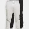 Pier One 2 Pack - Pantalones Deportivos - Black/Mottled Light Grey 2 Pier One 2 Pack - Pantalones Deportivos - Black/Mottled Light Grey -Ropa Pier One 7c8b5507bf4c4d598319bfbdcf35bd8d