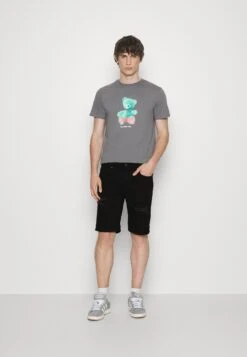 Pier One Unisex 2 Pack - Shorts Vaqueros - Blue/Black Denim