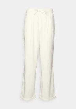 Pier One Drawcord Trousers Linen Blend - Pantalones - White -Ropa Pier One 82865836bb5b4fff94da44c3eaf1558d