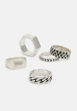 Pier One 5 Pack - Anillo - Silver-Coloured 7 Pier One 5 Pack - Anillo - Silver-Coloured -Ropa Pier One 8d765d0dc02544e08b7f412c9180c920