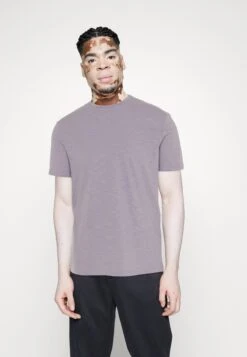 Pier One 7 Pack - Camiseta Básica - White/Yellow/Lilac -Ropa Pier One 96001b75cf09456b87bf989cbdffdc44