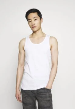 Pier One 3 Pack - Top - White/Black -Ropa Pier One 96ee9a2668014691b3772c4bedb56cba