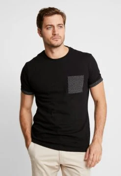 Pier One Camiseta Estampada - Black