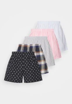 Pier One 5 Pack - Boxer - Blue/Dark Blue/Pink - -Ropa Pier One 9fb699084db745fb82f3afe419449e07