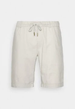 Pier One Linen Blend Drawcord Shorts- Shorts - Beige -Ropa Pier One ad307b3758f94473ba5277a4cff77e39