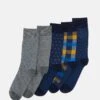 Pier One 5 Pack - Calcetines - Yellow/Dark Blue/Grey 1 Pier One 5 Pack - Calcetines - Yellow/Dark Blue/Grey -Ropa Pier One b007253874864f13810eb266ab954999