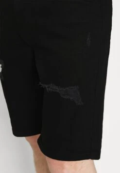 Pier One Unisex 2 Pack - Shorts Vaqueros - Blue/Black Denim -Ropa Pier One b45052168dc84bbe94a039bf85b784c6