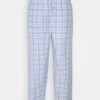Pier One Pantalón De Pijama - Light Blue/White -Ropa Pier One b5ede060a480464880aa0ac8c576f7a6