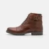 Pier One Leather - Botines Con Cordones - Brown -Ropa Pier One cc36912fd13c41d5bc50a6bc7214b455