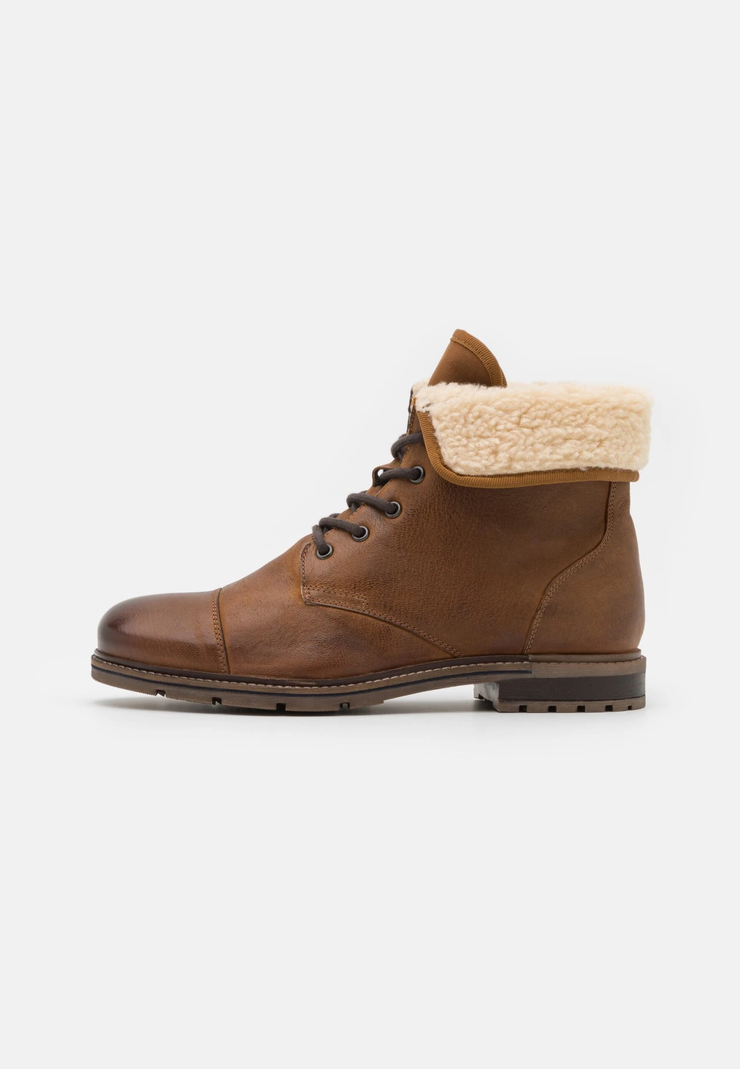 Pier One Leather - Botines Con Cordones - Camel 3 Pier One Leather - Botines Con Cordones - Camel