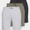 Pier One 3 Pack - Pantalón De Pijama - Black/Mottled Grey/Khaki -Ropa Pier One cfd63269131c47ba85b5a0772f5e7b9f
