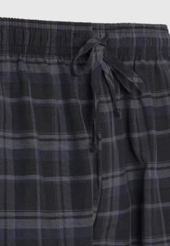 Pier One Pantalón De Pijama - Black/Blue -Ropa Pier One d1417b01382d4270a5d94f76a84eb3c1