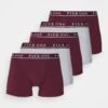 Pier One 5 Pack - Culotte - Bordeaux/Mottled Grey -Ropa Pier One d14cfd0e857342e5ab780ebed3841c16