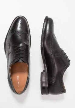 Pier One Leather - Zapatos Con Cordones - Black -Ropa Pier One d47b1b97ff7149479a6f5f2b78a5cdf6