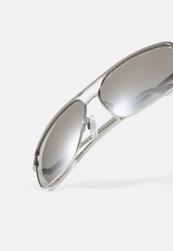 Pier One Unisex - Gafas De Sol - Silver-Coloured, Black -Ropa Pier One e2e667893a6348519937490659beba93