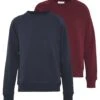 Pier One 2 Pack - Sudadera - Dark Blue/Bordeaux
