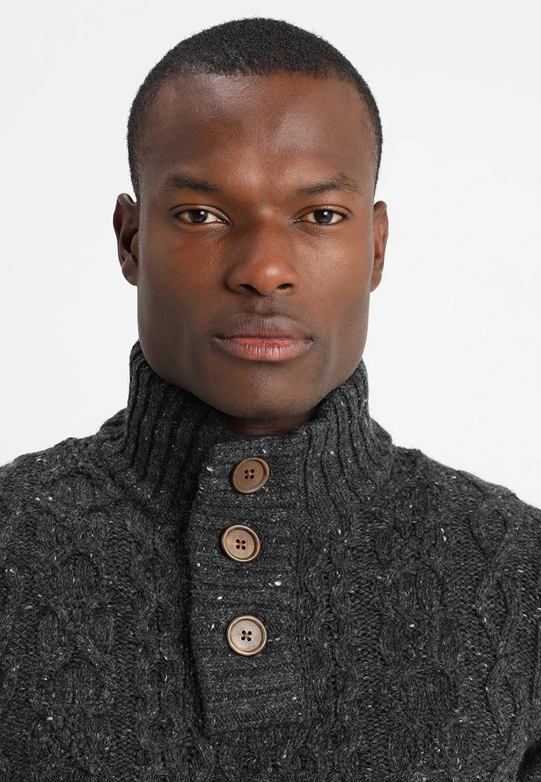 Pier One Jersey De Punto - Mottled Dark Grey 7 Pier One Jersey De Punto - Mottled Dark Grey - Imagen 5