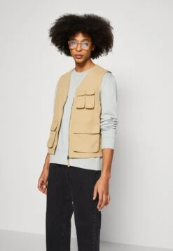 Pier One Chaleco - Tan -Ropa Pier One f195baee9fb6489dbaeb853180d004d6