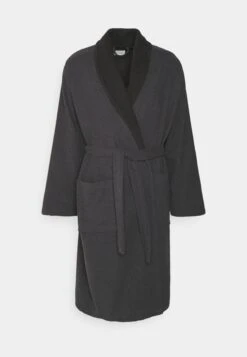 Pier One Shawl Towel Bathrobe - Albornoz - Dark Grey -Ropa Pier One fc899b7e716e4af0a060b8230c31bf9e